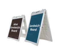 Sandwich Board - White