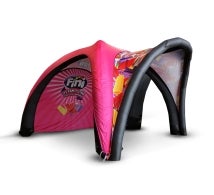 Custom Printed Inflatable Dome Tent - Design 1