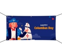Columbus Day Banners