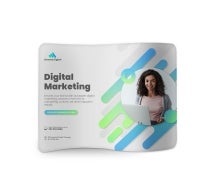 S Shaped Pillow Case Tension Fabric Backdrop