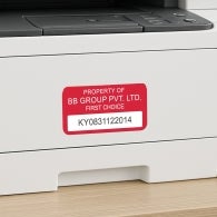 Plastic Asset Labels - Economy