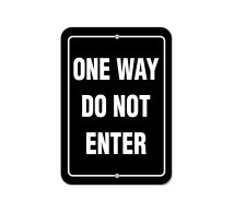One Way Street Signs