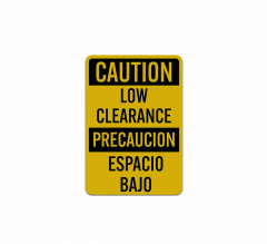 OSHA Bilingual Precaution Aluminum Sign (Reflective)