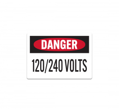 OSHA High Voltage Danger Decal (Non Reflective)