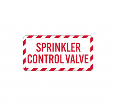 Sprinkler Control Valve Decal (Non Reflective)