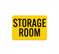 Storage Room Magnetic Sign (Non Reflective)