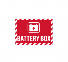 Battery Box Decal (Non Reflective)