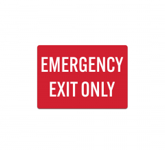 Fire & Emergency Decal (Non Reflective)