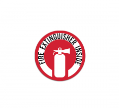 Fire Extinguisher Inside Decal (Non Reflective)