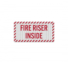 Fire Riser Inside Decal (EGR Reflective)