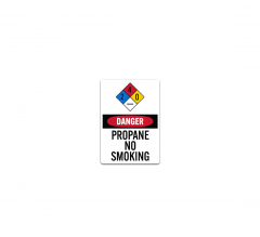 OSHA Danger NFPA Propane No Smoking Decal (EGR Reflective)