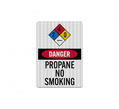 OSHA Danger NFPA Propane No Smoking Decal (EGR Reflective)