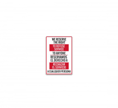 Bilingual Business Decal (Non Reflective)