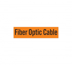 Fiber Optic Cable Decal (Non Reflective)