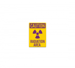 Radiation Area Decal (Non Reflective)
