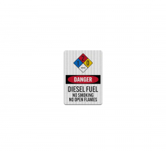 OSHA NFPA Diesel Fuel No Smoking Decal (EGR Reflective)