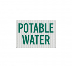 Potable Water Decal (EGR Reflective)