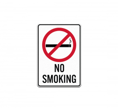 California No Smoking Symbol Decal (Non Reflective)