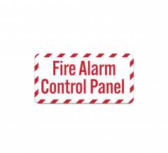 Fire Alarm Control Panel Plastic Sign