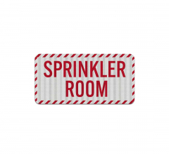 Sprinkler Room Aluminum Sign (EGR Reflective)