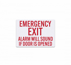 Fire Emergency Exit Decal (Reflective)