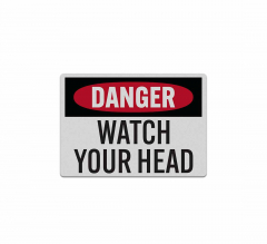 Watch Your Head Decal (Reflective)