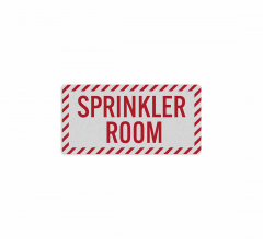 Sprinkler Room Decal (Reflective)