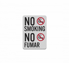 Bilingual No Smoking Decal (Reflective)