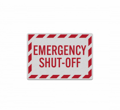 Emergency Shut Off Decal (Reflective)