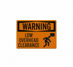OSHA Low Overhead Clearance Decal (Reflective)