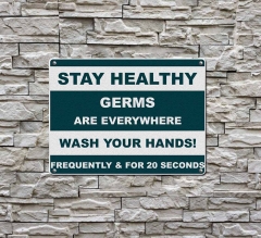 Stay Healthy Germs Everywhere Wash your Hands Compliance signs