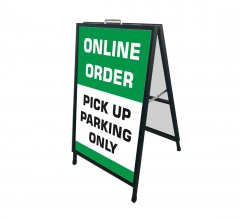 Online Order Pick Up Parking Only Metal Frames