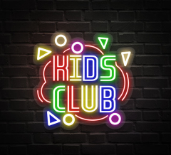 Kids Club Neon Sign