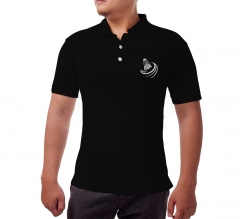 Custom Black Polo Shirt - Embroidered