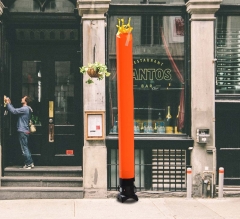 Orange Inflatable Tube