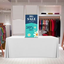 Silverstep Tabletop 24'' Retractable Banner Stand