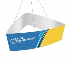 Sky Tube Curved Triangle Hanging Banners