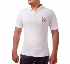 Custom White Polo Shirt - Embroidered