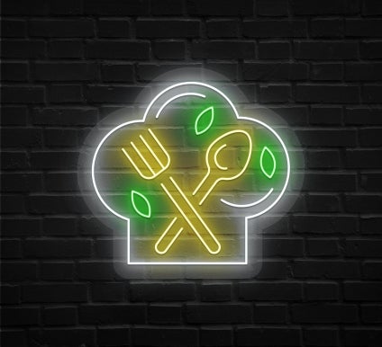 Kitchen Restaurant Open Neon Sign