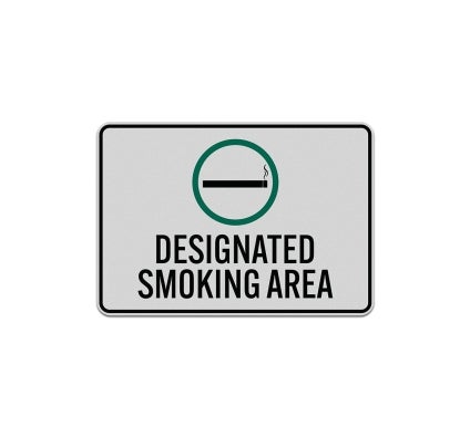 State No Smoking Aluminum Sign (Reflective)
