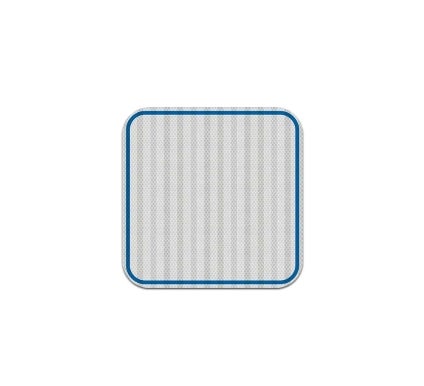 Blank Bordered Parking Aluminum Sign (HIP Reflective)