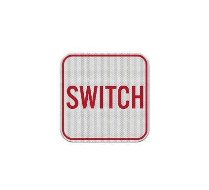 Railroad Safety Aluminum Sign (HIP Reflective)