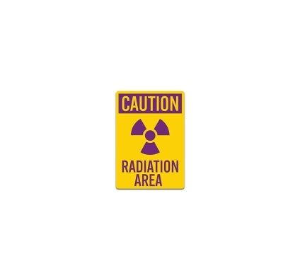 Radiation Area Decal (Non Reflective)