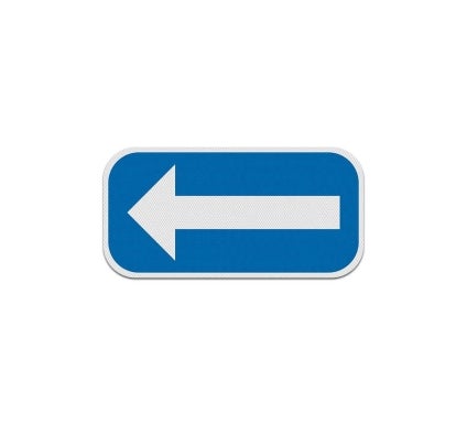 Parking Arrow Aluminum Sign (Diamond Reflective)