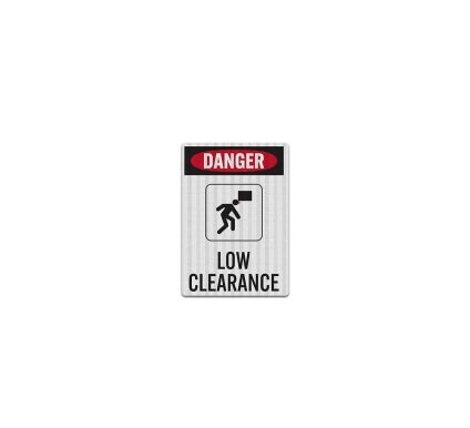 Low Clearance Decal (EGR Reflective)