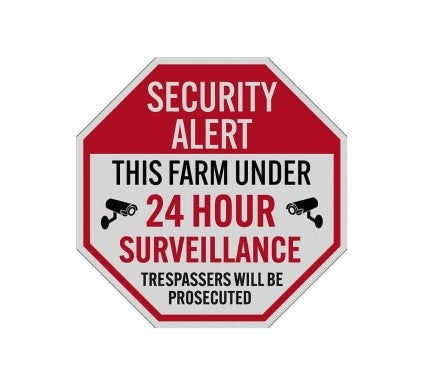 Video Surveillance Decal (Reflective)