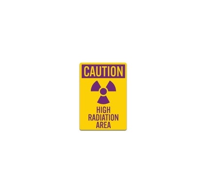 High Radiation Area Decal (Non Reflective)