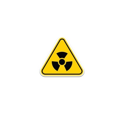 Radioactive Material Decal (Non Reflective)