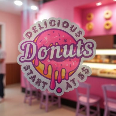 Die-Cut Frosted Decals