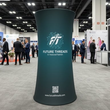 Tension Fabric Pillar Display  for Trade Show